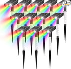 RGB Solar Spot Lights : 2 IN 1 Solar Lights Outdoor by Unknown
