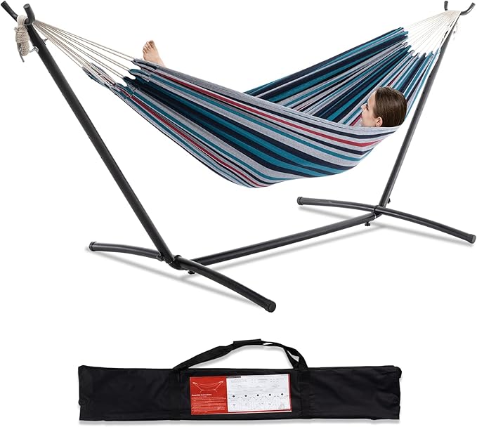 PNAEUT Double Hammocks with Stand by PNAEUT