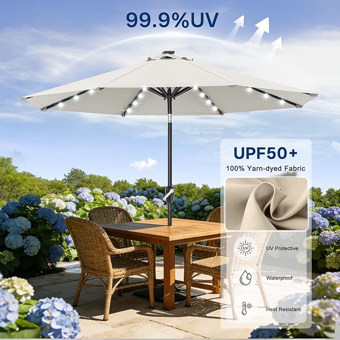 ABCCANOPY Durable Solar Led Patio Umbrellas - Image 6
