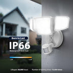 Onforu 90W 10000LM LED Motion Sensor Outdoor Lights, 4-Head Dusk to Dawn - Image 6