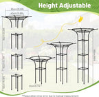 Garden Trellis for Climbing Plants Outdoor, 65 Inch Mushroom Top Trellis for - Image 6