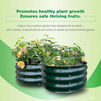 GARDMAX 2 Pack 2x2x1FT Galvanized Round Raised Garden Bed Kit, Metal Planter - Image 4