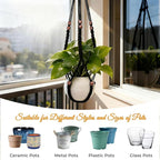 35 Inch Macrame Plant Hanger, Large - Image 5