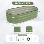 Galvanized Raised Garden Bed Outdoor- Raised Beds - Image 6