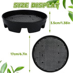 UPINS 6 Pcs Invisible Self Watering Planter, 6.7 Inches Insert Auto Plant - Image 2
