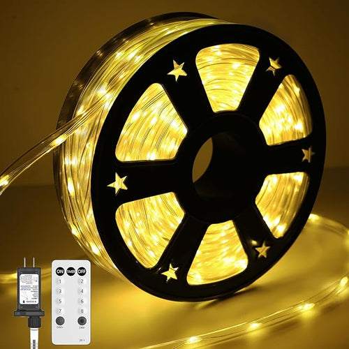 50FT 360 LED Waterproof Rope Lights Outside by Soiarllt