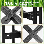 Adjustable Plant Stand Indoor, Bamboo Mid Century Modern Plants Stands - Image 4