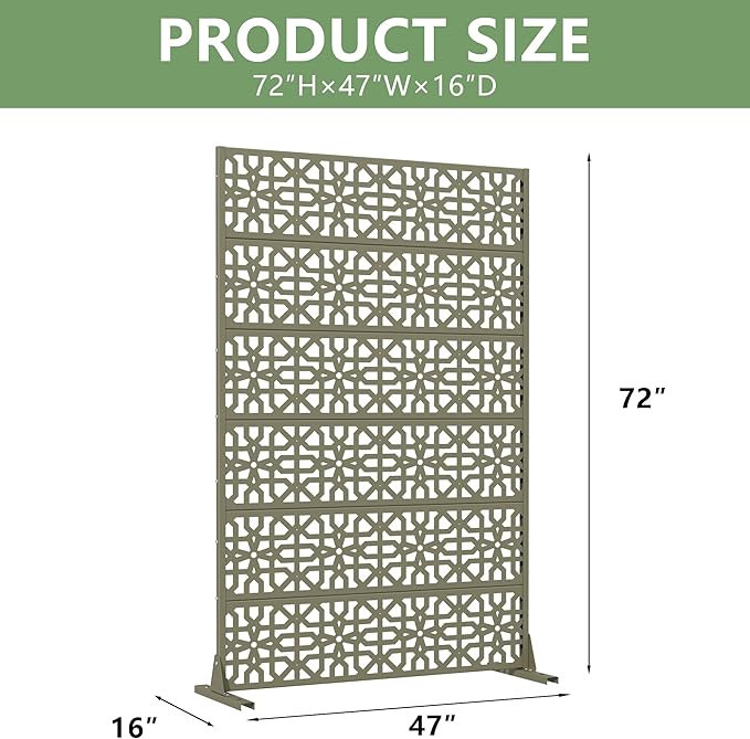 Casaphoria Metal Privacy Screen Outdoor - Image 4