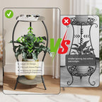 Plant Stand Indoor, 2 Tier Round Tall Plant Stand, Flower Pot Stand, Plant - Image 6