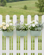 vensovo Metal Railing Planter for Outdoor Plants - Image 6