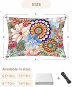 Sun Shade Sail 8'x10' Boho Floral Rectangle Sun Shade Sails Canopy Waterproof - Image 7