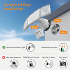 LEPOWER LED Security Lights Motion Sensor Light Outdoor, 38W 4200LM Light - Image 5