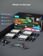 Govee Outdoor Flood Lights 2, RGBIC Warm Cold White LED Lights - Image 8