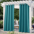 NICETOWN Peacock Teal Outdoor Curtains by NICETOWN