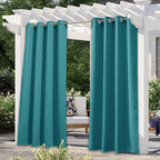 NICETOWN Peacock Teal Outdoor Curtains by NICETOWN