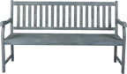 JONATHAN Y BNH101B Laurel 59.1" 3-Seat Slat-Back 600-Lbs Support Acacia Wood - Image 7