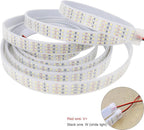 16.4Ft Super Bright Triple Row LED Strip Lights, Daylight White 6000K DC12V - Image 5