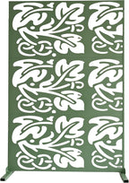 Oakland Living 6 ft. X 4 ft. Green Freestanding Metal Privacy Screen Room - Image 3