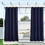 NICETOWN Outdoor Curtains for Patio Waterproof Extra Long W55 x L108 Inch by NICETOWN