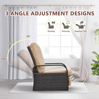ATR ART TO REAL Outdoor Recliner, Outdoor Wicker Recliner Chair - Image 4