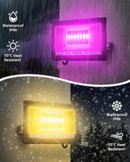 T-SUN Christmas LED Flood Light, 30W RGBCW Dimmable Outdoor Smart Lights - Image 7