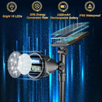 ROSHWEY Outdoor Solar Lights, 600LM Solar Garden Lights Waterproof Solar Spot - Image 5