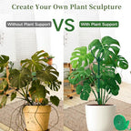 5 Pack Stackable Plant Support Stakes, 38inch Climbing Plant Sticks Structures - Image 4