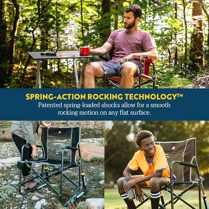 GCI Outdoor Freestyle Rocker Camping Chair | Portable Folding Rocking Chair - Image 4