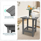 Outdoor Side Table, HDPS Single Adirondack Side Table Weather Resistant - Image 5
