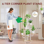 Corner Plant Stand with Grow Light - Image 6