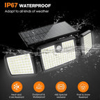 MIHANI Solar Lights Outdoor, Quick Charge Solar Motion Deck Lights Outdoor - Image 5