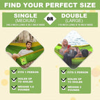 SZHLUX Camping Hammock Double & Single Portable Hammocks - Image 2