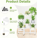 iDavosic.ly 8 Tier Folding Plant Stand Indoor Outdoor - Image 4