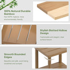 Outdoor Side Table, 2-Tier Small Outdoor Table - Image 4