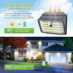 CLAONER Solar Lights Outdoor, Wireless Motion Sensor Lights, IP65 Waterproof - Image 3