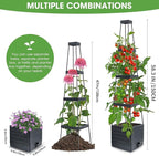 2 Pack Raised Garden Bed Planter Box - Image 5
