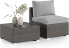 Wisteria Lane 2 Pieces Patio Furniture Sets, Outdoor Sectional Furniture by WisteriaLane