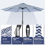 Tempera Patio Market Outdoor Table Umbrella - Image 4