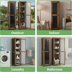 62" H Outdoor Corner Storage Cabinet - Image 3