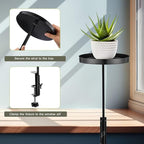 1 Pcs Window Sill Plant Shelf 5.7''D x 12.4''H Adjustable Window Shelf - Image 3