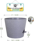 12 inch Large Self Watering Pots - Image 2