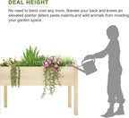 BIRASIL Outdoor Raised Garden Bed, Wood Planter Box - Image 3