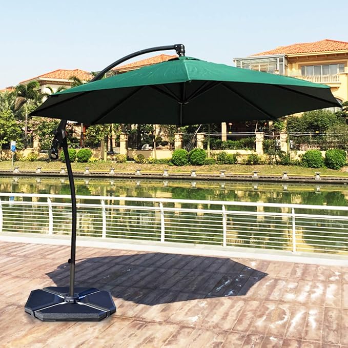 Tangkula 4PCS Cantilever Offset Patio Umbrella Base Weight Stand, 195lbs - Image 3
