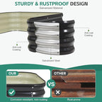 3 in 1 Galvanized Raised Garden Bed - Image 4