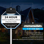 OOSSXX Solar Power Deck LED Light Clip-On Yard Security Sign Spotlight - Image 3