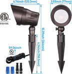 LEONLITE 8-Pack Low Voltage LED Landscape Spotlight, 5W 12V Pathway Lights - Image 7