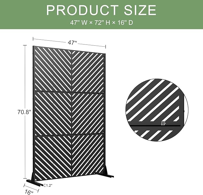 Casaphoria Metal Privacy Screen Outdoor - Image 5