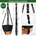 GARDIFE 10 Inch Hanging Planters - Image 2