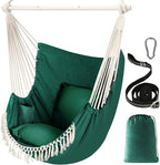 Chihee Hammock Chair Hanging Swing Max 500 Lbs 2 Cushions Included Metal by Chihee