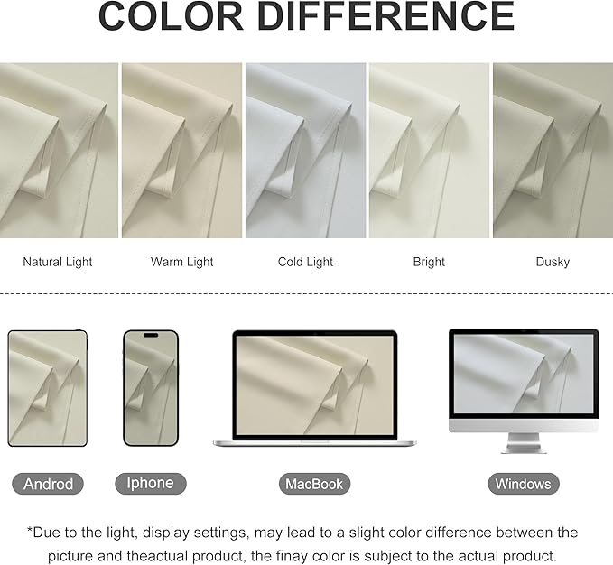RYB HOME Extra Wide Outdoor Curtains - Image 8